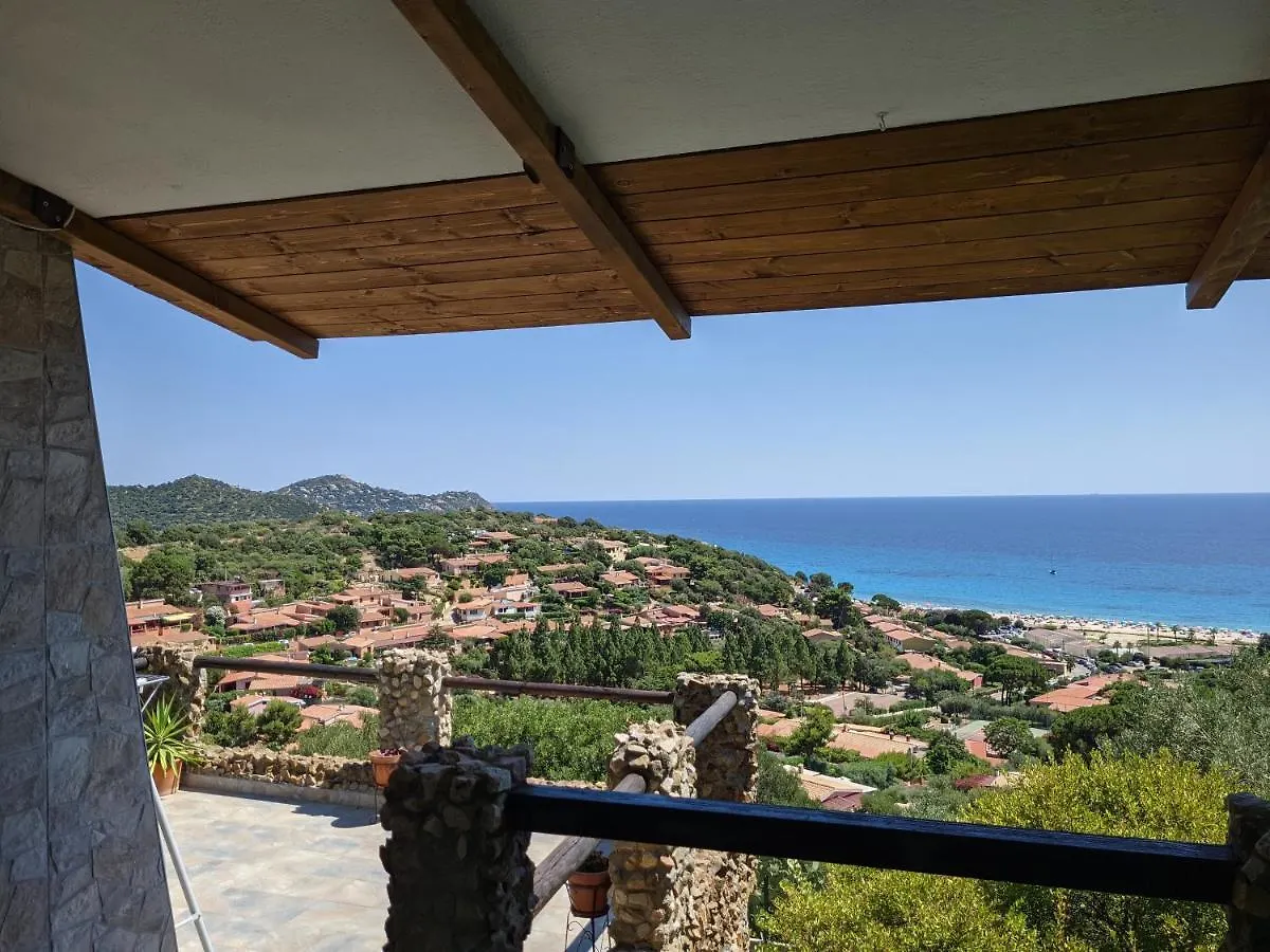 Villetta Con Piscina Panoramica Belvedere Mari Pintau ジェレメアス